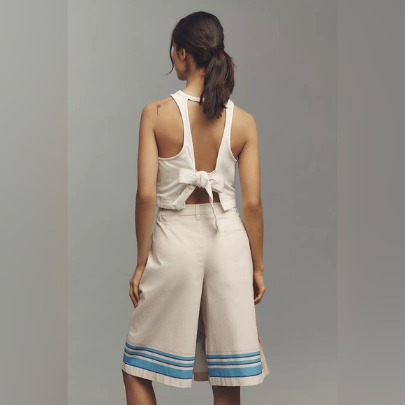 NWT! Anthropologie Maeve Tea Towel Wrap Bermuda Shorts - Size 2⏰ - Picture 3 of 4